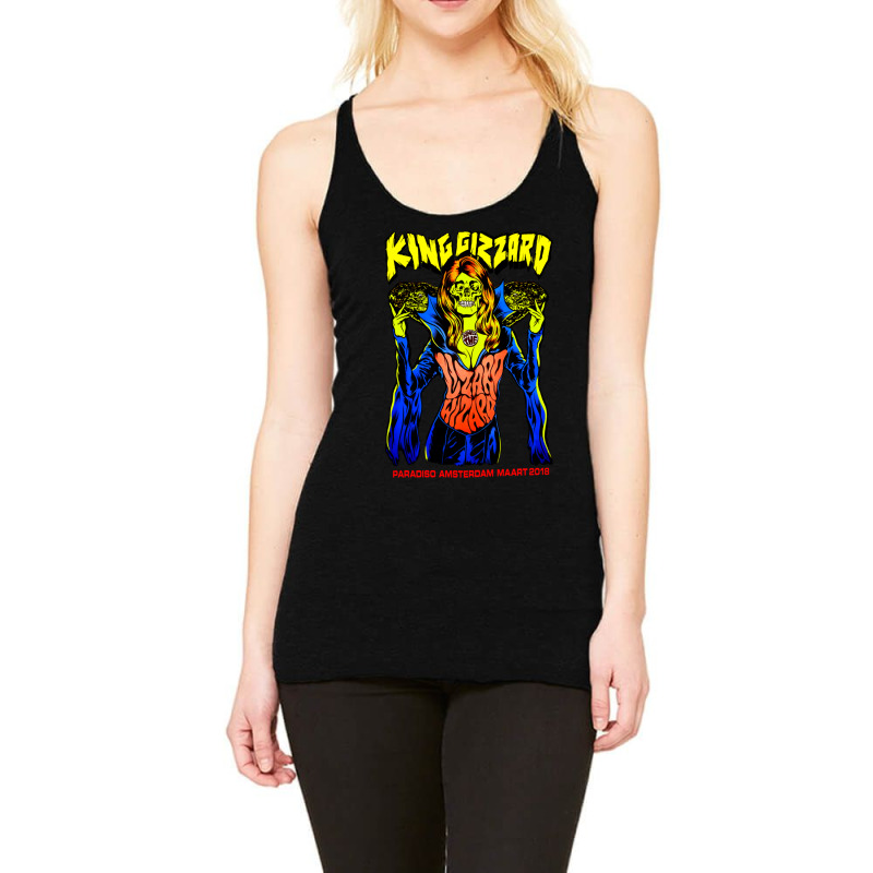 King Gizzard And The Lizard Wizard, Paradiso Amsterdam Maart 2019 Racerback Tank by cm-arts | Artistshot