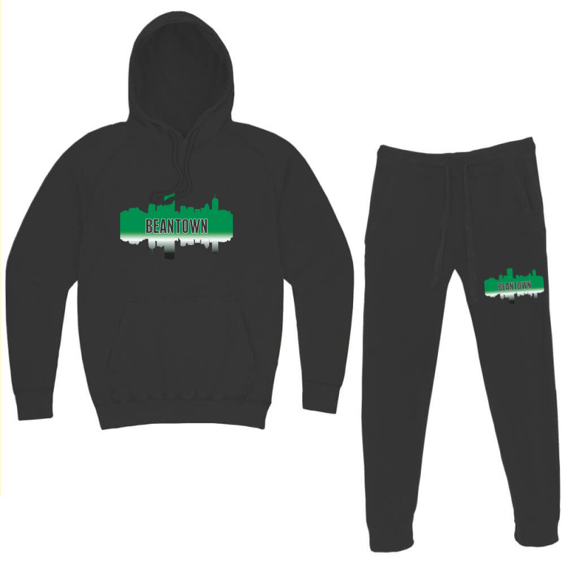 Boston Nickname Beantown Skyline Hoodie & Jogger Set | Artistshot