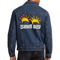 I'm An Island Boy, Island Boy Shirt, Ima Just Island Boy T Shirt Men Denim Jacket | Artistshot