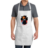 Japanese Anime Samurai Cat Lover Aesthetic Vintage Funny Art T Shirt Full-length Apron | Artistshot