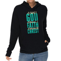 A Child Of God A Woman Of Faith A Warrior Of Christ Jesus Lightweight Hoodie | Artistshot