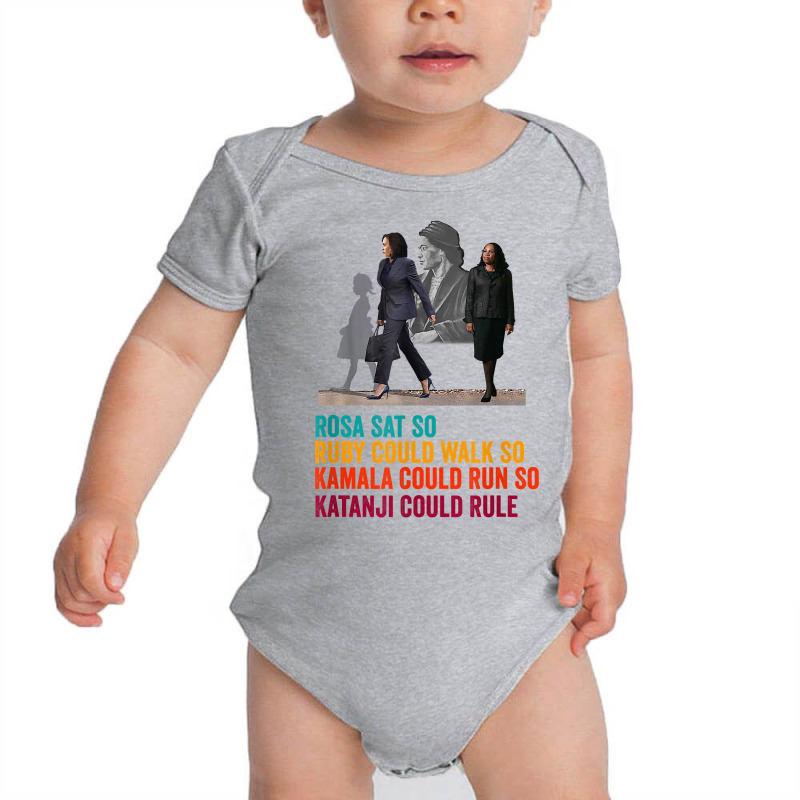 Rosa Sat Ruby Walk Kamala Run So Ketanji Could Rule Kbj Meme T Shirt Baby Bodysuit | Artistshot