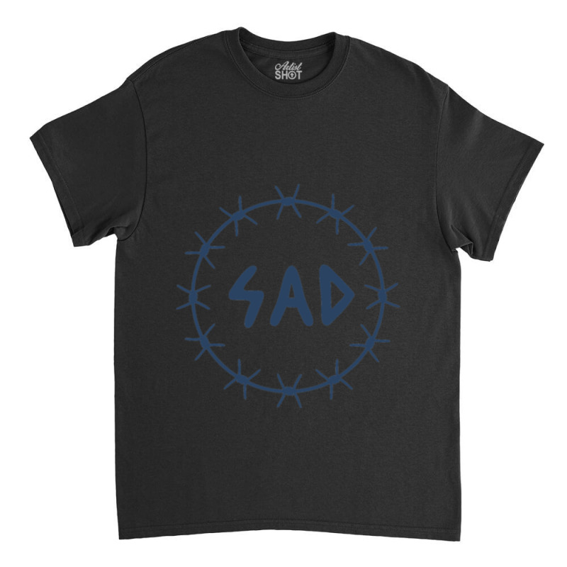 Sad Long Classic T-shirt by cm-arts | Artistshot