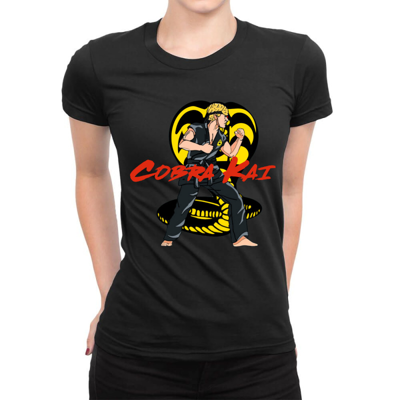 Karate Master, Cobra Ladies Fitted T-Shirt by KikoKoi | Artistshot