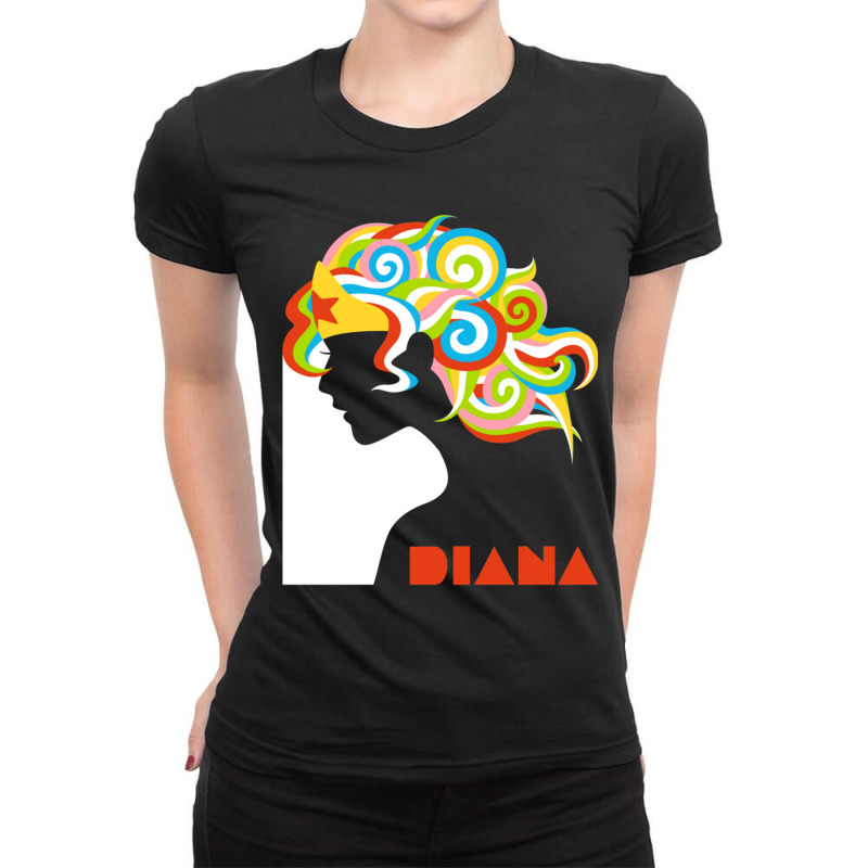 My Friends Call Me Diana Ladies Fitted T-Shirt by cm-arts | Artistshot