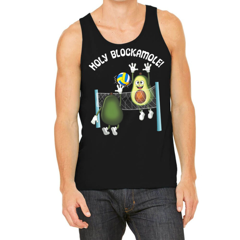 Holy Blockamole! Guacamole Player Blocker Volleyball T Shirt Tank Top by cm-arts | Artistshot