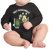 Holy Blockamole! Guacamole Player Blocker Volleyball T Shirt Long Sleeve Baby Bodysuit | Artistshot