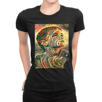 Mystery Woman Illustration Premium Design Ladies Fitted T-shirt | Artistshot