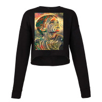 Mystery Woman Illustration Premium Design Cropped Sweater | Artistshot