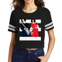 Jack White  Les Rayures Blanches Tshirt Classique Scorecard Crop Tee | Artistshot