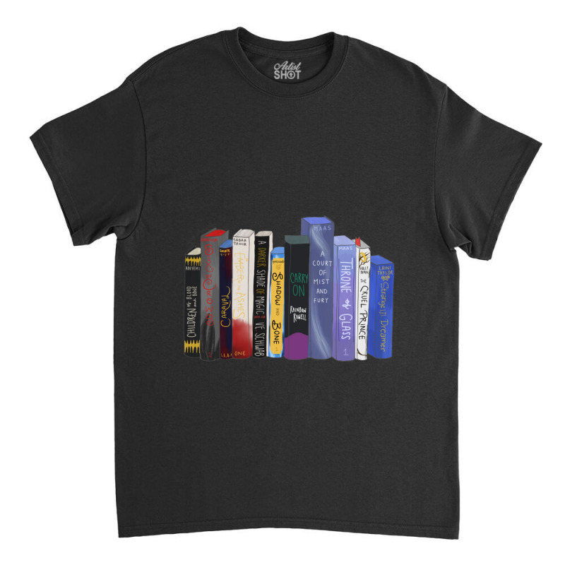 Ya Fantasy Bookshelf Classic T-shirt by cm-arts | Artistshot