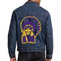 Indian Nations College Men Denim Jacket | Artistshot