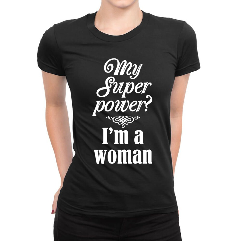 Super Woman Relaxed Fit Ladies Fitted T-Shirt by cm-arts | Artistshot