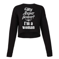 Super Woman Relaxed Fit Cropped Sweater | Artistshot