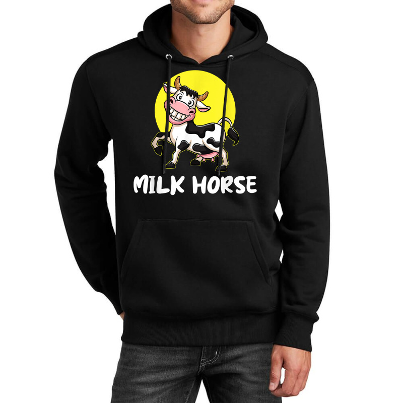 Milk Horse, For Cowboy And Cowgirls Dairy Farmer T Shirt Unisex Hoodie | Artistshot