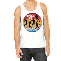 Title Ix 50th Anniversary Girls And Womens Sports Supporter T Shirt Tank Top | Artistshot