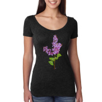 Under The Lilac Tree, I Was Hypnotized By A Strange Delight Women's Triblend Scoop T-shirt | Artistshot