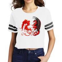 Rising Phoenix Fire And Dragon T Shirt Scorecard Crop Tee | Artistshot