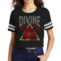 Egyptian Divine Eye Of Horus T Shirt Scorecard Crop Tee | Artistshot