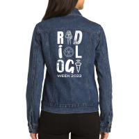 Radiology Tech Week 2022 Premium T Shirt Ladies Denim Jacket | Artistshot