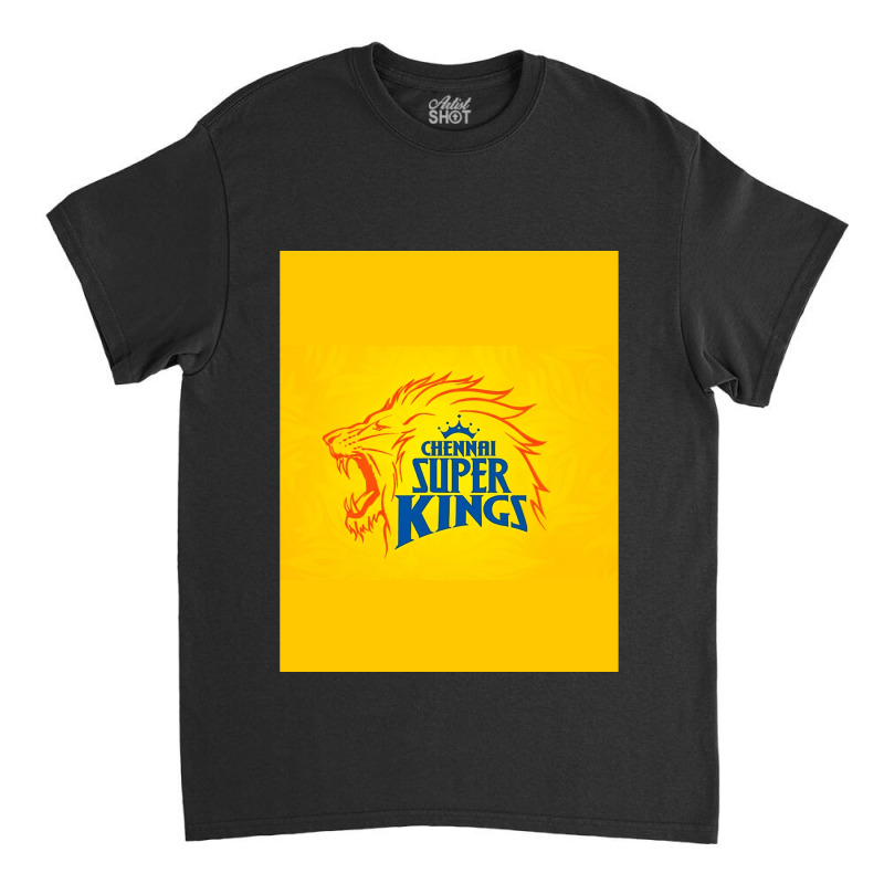 Chennai Super Kings Csk Ipl Team 2022 Flat Mask Cap Graphic Classic T-shirt by MylaLe | Artistshot