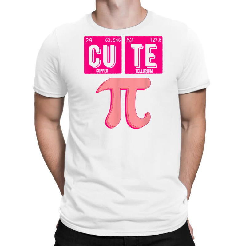 Cute Pie Pi Day Cutie Math Periodic Table Pink Math Teacher T Shirt T-shirt | Artistshot