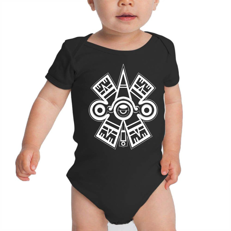 Ollin Xolotl Aztec Symbol Mayan Inca Toltec Pullover Hoodie Baby Bodysuit by cm-arts | Artistshot