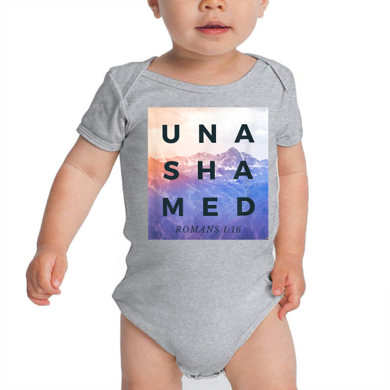 Unashamed Shirt, Romans 116 Shirt, Unashamed Tour Shirt T Shirt Baby Bodysuit | Artistshot