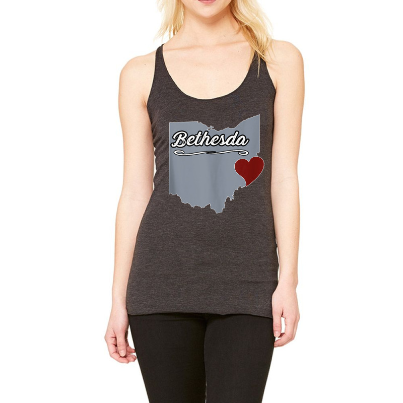 Bethesda   Ohio  Oh City State Usa   Cute Souvenir   Tank Top Racerback Tank by cm-arts | Artistshot