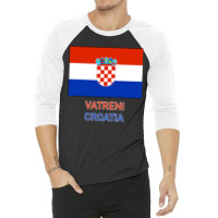 Croatia Soccer Team Classic 3/4 Sleeve Shirt | Artistshot