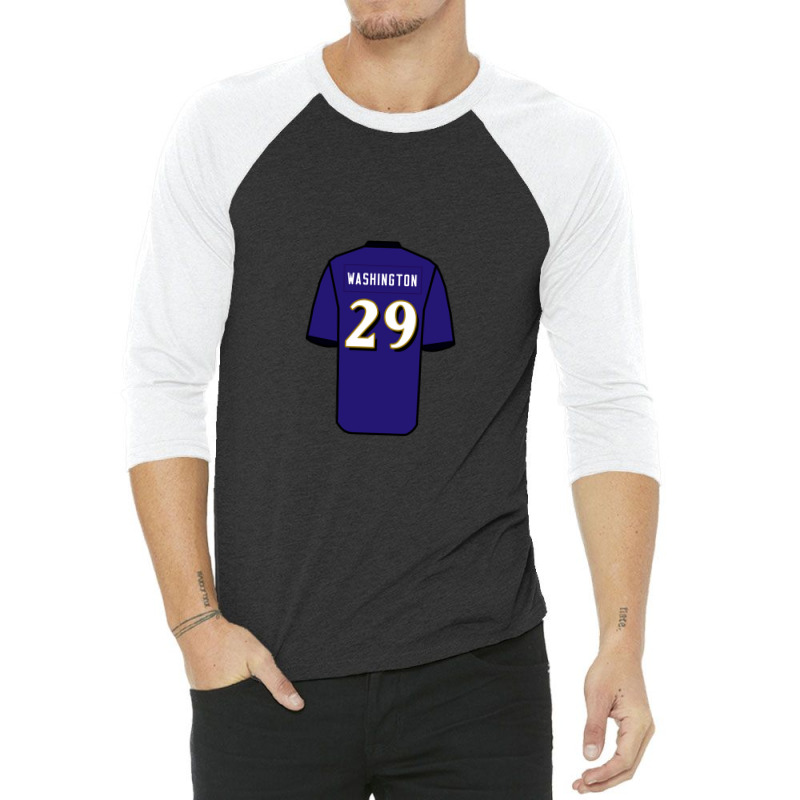 Ar'darius Washington Jersey 1 3/4 Sleeve Shirt by LornaHicks | Artistshot