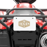 State Of Texas Raised Texan Native Boutique T Shirt Atv License Plate | Artistshot