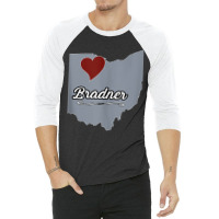 Bradner   Ohio  Oh City State Usa   Cute Souvenir   Tank Top 3/4 Sleeve Shirt | Artistshot