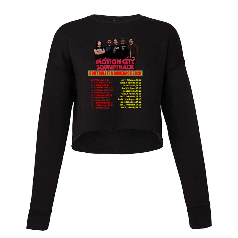 Motion City Soundtrack Tour 2019 2020 Cropped Sweater by tejoa | Artistshot