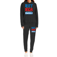 Womens But Her Emails Hillary Usa Flag Funny Memes But Her Emails V Ne Hoodie & Jogger Set | Artistshot