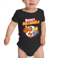 Rocky And Bullwinkle, Vintage Cartoon, Rocky And Bullwinkle Classic Baby Bodysuit | Artistshot