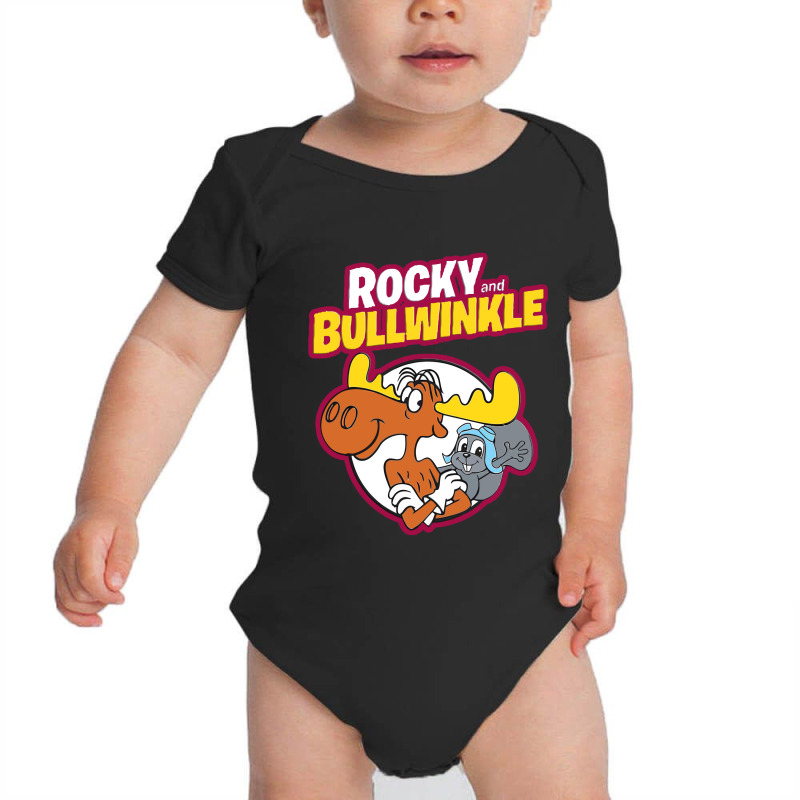 Rocky And Bullwinkle, Vintage Cartoon, Rocky And Bullwinkle Classic Baby Bodysuit by cm-arts | Artistshot