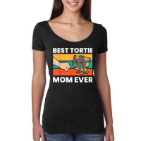 Tortoiseshell Cat Mom Best Tortie Mom Ever Women's Triblend Scoop T-shirt | Artistshot