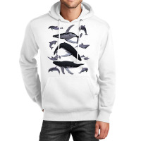 Whale Dolphin Vintage Ocean Life Preppy Marine Biologist Sweatshirt Unisex Hoodie | Artistshot