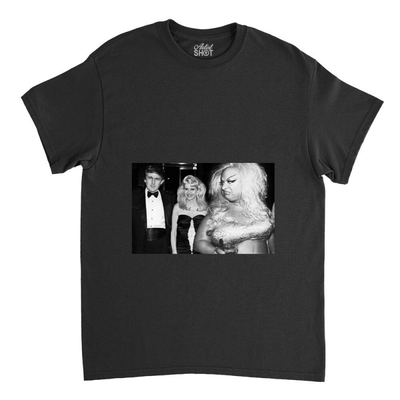 Divine Meets Trump Classic T-shirt by ElenaMCartasegna | Artistshot