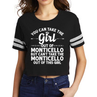 Girl Out Of Monticello Ny New York Gift Funny Home Roots Usa Long Slee Scorecard Crop Tee | Artistshot