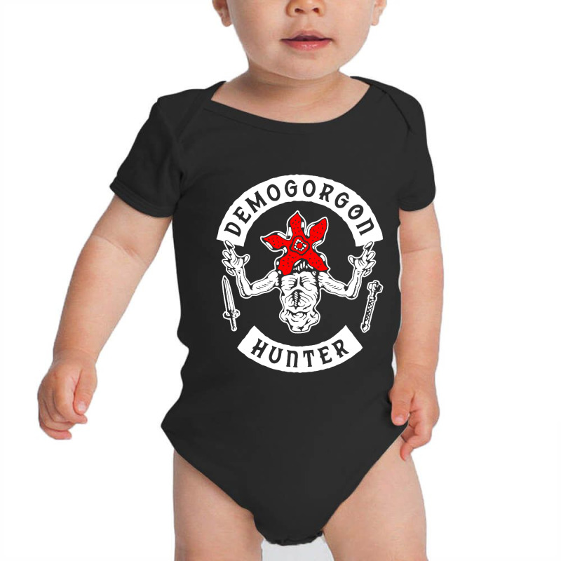 Logotipo Stranger Demogorgon Baby Bodysuit by Semprol | Artistshot