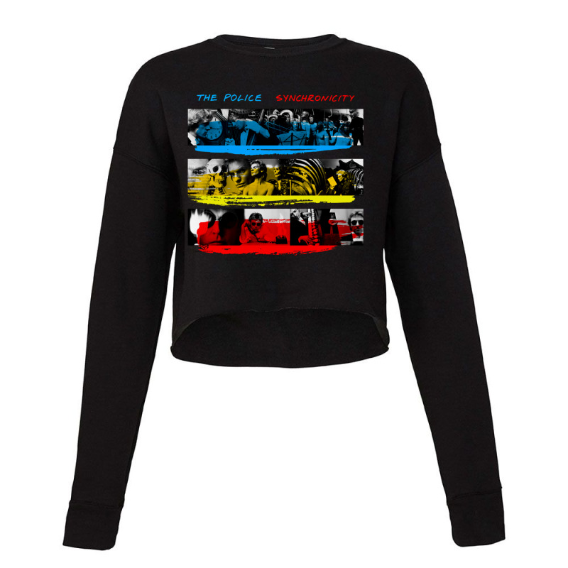 The Police Synchronicity Album Cropped Sweater by cm-arts | Artistshot