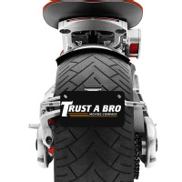 Trust A Bro Motorcycle License Plate | Artistshot