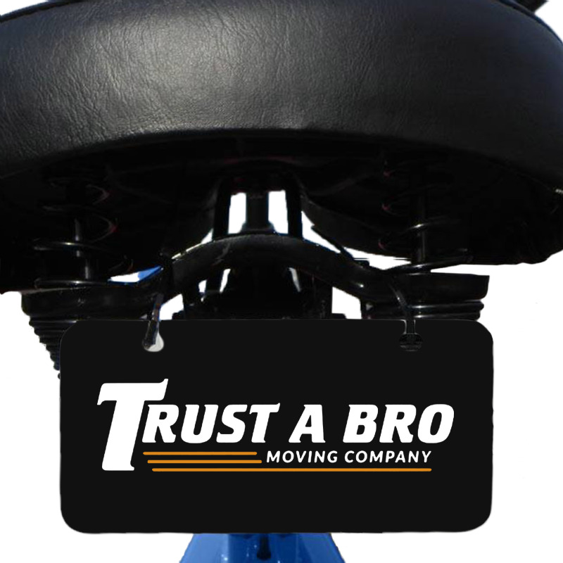 Trust A Bro Bicycle License Plate | Artistshot