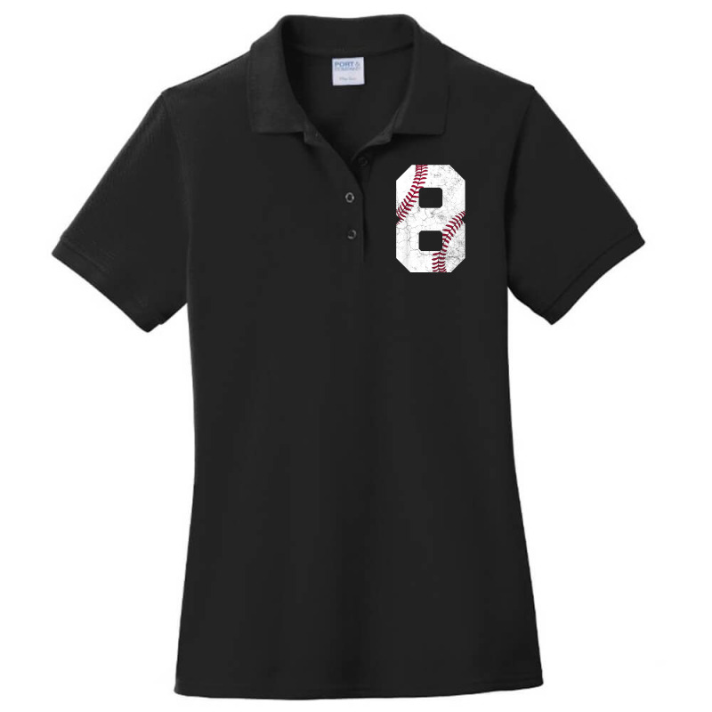 Kids 8th Birthday Baseball Boys Kids Eight 8 Eighth Gift Ladies Polo Shirt by CassieKim | Artistshot