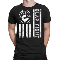 Slap Fight American Flag, Vintage Patriotic Slap Fighting T Shirt T-shirt | Artistshot