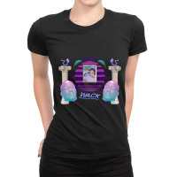 Eric Andre Show Vaporwave Ladies Fitted T-shirt | Artistshot