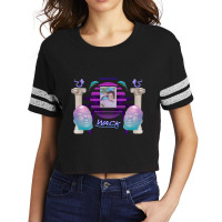 Eric Andre Show Vaporwave Scorecard Crop Tee | Artistshot