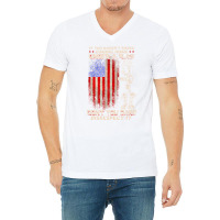 If You Haven't Risked Coming Home Under A American Flag Sweatshirt V-neck Tee | Artistshot